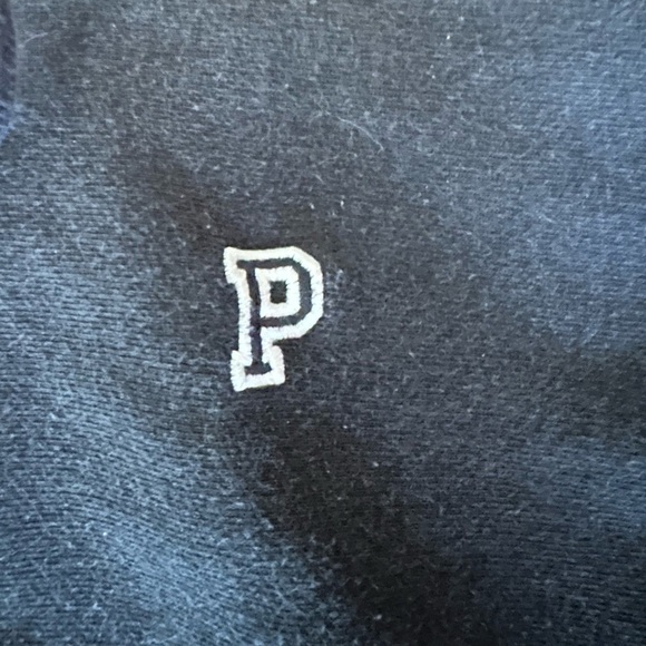 Victorias Secret PINK Cropped Drawstring Black Hoodie - Picture 5 of 5